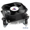 Кулер Glacialtech Igloo i640 PWM Combo Кулер Intel LGA775,1156,1155/65W/800-3600RPM/15-38dBa/втулка/OEM/2.5W (CD-I640WSP2DBR001)