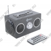 Колонки Kreolz SPFM-03 Black (2x3W+2x1.5W, FM, SD/SDHC/MMC, дерево, ПДУ, Li-ion)