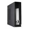 Корпус Linkworld LC-920-03B black 200W miniITX 2*USB AUDIO card reader c.2122 Piano Gloss