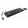 Клавиатура + мышь A4 RV1000 клав:черный мышь:черный USB беспроводная Gamer