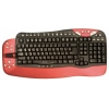 Клавиатура Oklick 780L красный/черный USB Multimedia