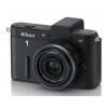 PhotoCamera Nikon 1 V1 black 10.1Mpix 10mm f/2.8 3" 1080 SDHC Ком-т с объективомLi-Ion  (VVA101K002)
