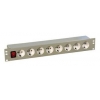 Опция AESP Signamax REC-S564-GY Socket Strip 19" 8way for earthing-pin plugs 10A 1U (REC-S564)