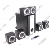 Колонки SVEN HT-435R Black Home Theater Sound System (5x15W+Subwoofer 35W,  дерево, ПДУ)