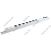 NT SOCVER 22-7-4D G верт. блок розеток, серый 22U, 7 розеток IEC-320-C13, 4 евро, с защитой,  вход IEC-320-C14