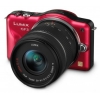 PhotoCamera Panasonic Lumix DMC-GF3XEE red 12Mpix 14-42 Zoom3x 3" SDHC Li-Ion  (DMC-GF3XEE-R)