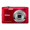 PhotoCamera Nikon CoolPix S2600 red 14Mpix Zoom5x 2.7" 720p 39Mb SDXC CCD IS el EN-EL19  (VMA962E1)