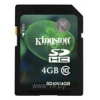 Флеш карта SDHC 4Gb Class10 Kingston SD10V/4GB