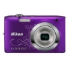 PhotoCamera Nikon CoolPix S2600 violet 14Mpix Zoom5x 2.7" 720p 39Mb SDXC CCD IS el эксклюзивный дизайнEN-EL19  (VMA966E1)