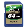 Флеш карта SDXC 64Gb Class10 Apacer AP64GSDXC10-R