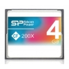 Флеш карта CF 4Gb Silicon Power SP004GBCFC200V10 200X