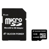 Флеш карта microSD 16Gb Class6 Silicon Power SP016GBSTH006V10