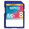 Флеш карта SDHC 8Gb Class10 Silicon Power SP008GBSDH010V10 w/o adapter