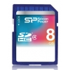 Флеш карта SDHC 8Gb Class4 Silicon Power SP008GBSDH004V10 w/o adapter (мин.кол.5)