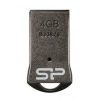 Флеш Диск Silicon Power 4Gb Touch T01 SP004GBUF2T01V1K USB2.0 черный/серебристый