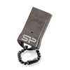 Флеш Диск Silicon Power 8Gb Touch T01 SP008GBUF2T01V1K USB2.0 черный/серебристый