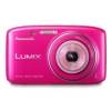 PhotoCamera Panasonic Lumix DMC-S2 pink 14.1Mpix Zoom4x 2.7" 720p 70Mb SDXC SDHC CCD IS opt Li-Ion  (DMC-S2EE-P)