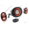 Колонки Jetbalance <JB-415> Black&Orange (2x7W +Subwoofer 14W, SD/MMC/USB, FM,  ПДУ  проводной)  <634383>