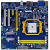Мат. плата FOXCONN A55M <SAM FM1, AMD A55 (Hudson D2), 4*DDR3, PCI-E16x, SVGA, HDMI, SATA II, SATA RAID, GB Lan, mATX, Retail> (020F125010T-0E)