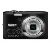 PhotoCamera Nikon CoolPix S2600 black 14Mpix Zoom5x 2.7" 720p 39Mb SDXC CCD IS el эксклюзивный дизайнEN-EL19  (VMA965E1)