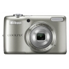 PhotoCamera Nikon CoolPix L26 silver 16.1Mpix Zoom5x 3" 720p 19Mb SDHC CCD IS AA  (VMA980E1)