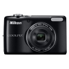 PhotoCamera Nikon CoolPix L26 black 16.1Mpix Zoom5x 3" 720p 19Mb SDHC CCD IS AA  (VMA981E1)