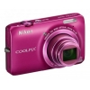 PhotoCamera Nikon CoolPix S6300 pink 16Mpix Zoom10x 2.7" 1080 25Mb SDHC opt Li-Ion  (VMA934E1)