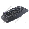 Клавиатура OKLICK Multimedia Keyboard <780L> Black <USB> 105КЛ+32КЛ М/Мед+Roll+USB  порт <636391>