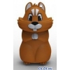 Внешний накопитель 4GB USB Drive <USB 2.0> ICONIK Белка (RB-SQRL-4GB)
