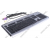 Клавиатура A4Tech KL-23MU  Silver&Black <PS/2> 104КЛ+6КЛ  М/Мед+  USB  порт