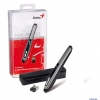 Мышь Genius Pen Mouse, беспроводная оптическая, 1200dpi,  mini-ресивер, 3 кнопки, Carbon, Blister