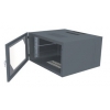 Шкаф настенный Molex MODBOX II RAA-00074 6U 583x525мм пер.дв.стекл несъемные бок.пан. 60кг графитовый откидная задняя секция