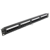 Patch Panel 19" 1U UTP 24 port кат.5e разъём KRONE&110  (dual IDC)