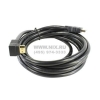 VCOM <VHD6260D-3м> Кабель HDMI to HDMI (19M -19M) 3м ver1.4 Г-образный коннектор