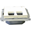 Модульная розетка 2XRJ-45 UTP, кат.5, белая, <6103>, ELKO