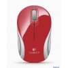 Мышь (910-002737) Logitech Wireless Mini Mouse M187, Red