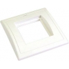 Рамка 80x80 под модули 45x45 с пласт. кольцом,  белая,  Nexans  <N200.050>