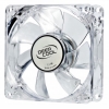 Вентилятор Deepcool XFAN 80L/B 80x80x25mm 3-pin 20dB 60gr LED Ret (XFAN80L/B)