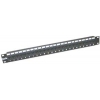 Patch Panel 19" 1U UTP 24 port кат.5e  разъём 110