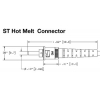 ВО коннектор ST HOT MELT 3M <6100-W>