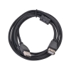 Кабель удлинитель USB 2.0 AM/AF 1.8м Gembird, феррит.кольцо, черный, CCF-USB2-AMAF-6