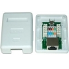 Розетка внешняя  RJ-45  (экран.)  кат.5e