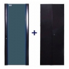 Комплект дверей Lanmaster TWT-CBB-DR22-6X-S-G1 черный