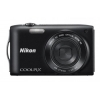 PhotoCamera Nikon CoolPix S3300 black 16Mpix Zoom6x 2.7" 720p 42Mb SDXC CCD IS opt EN-EL19  (VMA951E1)
