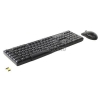 OKLICK Wireless  Keyboard & Optical Mouse <200M> (Кл-ра  USB, FM+Мышь 3кн,Roll,USB,FM)