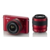 PhotoCamera Nikon 1 J1 red 10,1Mpix 10-30mm / 30-110mm 3" 1080 SDHC Ком-т с объективамиLi-Ion  (VVA155K003)