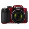 PhotoCamera Nikon CoolPix P510 red 16Mpix Zoom42x 3" 1080p 90Mb SDHC IS rotLCD VF HDMI GPS EN-EL5  (VMA912E1)