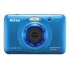 PhotoCamera Nikon CoolPix S30 blue 10Mpix Zoom3x 2.7" 720p 47Mb SDHC CCD IS opt KPr/WPr/водонепроницаемаяAA  (VNA113E1)