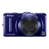 PhotoCamera Nikon CoolPix S9300 blue 16Mpix Zoom18x 3" 1080p SDXC SDHC IS 0fr/s HDMI EN-EL12  (VMA923E1)