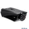 Автомобильный видеорегистратор Genius DVR-GPS300D, 2 камеры, угол обзора - 90°/120°, GPS, 640*480, инфрокрасная подсветка,  USB